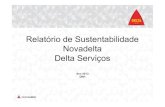 Relatório de Sustentabilidade Novadelta Delta Serviços · 2016. 5. 30. · Gestor de Projecto Gestor de Serviço a Clientes Investigador Jardineiro Junior Brand Manager Operador