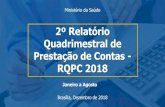 1º Relatório Quadrimestral de Prestação de Contas - RQPC 2017 …portalarquivos.saude.gov.br/images/pdf/2018/dezembro/18/... · 2020. 3. 19. · Quadrimestral de Prestação de
