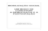 MOBILIZAÇÃO SOCIAL UM MODO DE CONSTRUIR A …comcom.fac.unb.br/images/docs/mobilizacao-social... · 2018. 9. 4. · 2 MOBILIZAÇÃO SOCIAL: UM MODO DE CONSTRUIR A DEMOCRACIA E A