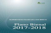 Plano Bienal 2017-2018 - Securities Commissionconteudo.cvm.gov.br/.../sbr/Plano_Bienal_CVM_2017_2018.pdfApresentação O modelo de Supervisão Baseada em Risco – SBR é adotado pela