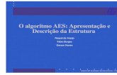 O algoritmo AES: Apresentação e Descrição da Estruturaborges/doc/O algoritmo AES... · O algoritmo AES: Apresentaçªo e Descriçªo da Estrutura Œ p.2/23. História do Algoritmo