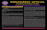 SEMANÁRIO OFICIAL - Paulínia · 2020. 8. 24. · SEMANÁRIO OFICIAL ATOS PÚBLICOS DO MUNICÍPIO DE PAULÍNIA Semanário Oficial - Ano XXVII - Edição 1.530- EXTRA - 24 de Agosto