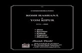Shaná Tová! - Koshermap · 2010. 9. 6. · comemorando rosh hashaná e Yom Kipur 5771 – 2010 Shaná Tová! B”h • Guia • Receitas • Kidush • Caparot • Histórias Beit