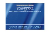 programa eleitoral pcp 2005 - Jorge Barreto Xavier · 2012. 8. 1. · PRINCIPAIS ORIENTAÇÕES E MEDIDAS URGENTES PARA ... introduzindo inaceitáveis regras de ingerência e de limitação
