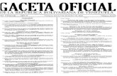 DE LA REPUBLICA BOLIVARIANA DE VENEZUELA ......Gastos 2010 de Venirauto Industrias, CA, por la cantidad que en ella se indica. ProYidencias mediante las cuales se aprueban los Presupuestos