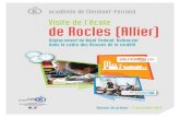 Visite de l école de Rocles (Allier) - ac-clermont.fr · 2015. 12. 17. · Le Bourg – Rocles (03240) 12 h 00 Réunion avec la communauté éducative, les maires du réseau rural