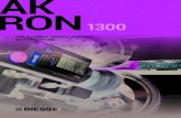 1300€¦ · AKRON 1300 Em todas as máquinas de série Akron são montados ape-nas eletromandris da série exclusiva Rotax. São eletroman-dris de altíssima qualidade, projetados
