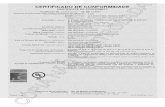 ulbr12 0012 nc 2018-01-29 - R. STAHL · CERTIFICADO DE CONFORMIDADE CERTIFICA TE OF CONFORMITY Certificado No. Certificate No. UL-BR 12.0012 Certificado de Conformidade válido somente