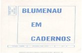 EM CADERNOS - Santa Catarinahemeroteca.ciasc.sc.gov.br/blumenau em cadernos/1989...com folhas de palmeiras. A cons· trução toda ainda €·stava incom pleta. Só uma janela ode