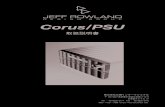 Corus/PSU - 株式会社太陽インターナショナル · 2018. 8. 8. · Jeff Rowland D.G. Corus /PSU Owner`s Manual3 本機の特徴 切削加工のハードアルミシャシー