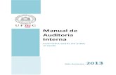 Manual de Auditoria - Portal IDEA...Manual de Auditoria Interna 6 Vale destacar ainda que conforme o art. 15 do Decreto Presidencial nº 3.591/2000, as unidades de auditoria interna