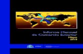 Informe Mensual de Comercio Exterior - Exportou · 2018. 7. 20. · 2009 (May) 2 Informe Mensual de Comercio Exterior. Mayo 2018 RESUMEN EJECUTIVO MAYO 2018 Las exportaciones españolas