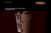 LAVADORES DE GASES - Clark Solutions...de gases (quench) Atingir restrições ambientais Descrição O MaxiJet é um equipamento capaz de remover material particulado, lavar contaminantes