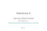 Eletrônica II - Universidade Do Estado Do Rio De Janeirogermano/EletronicaII_2015-1/Aula 11.pdf · 2015. 5. 8. · Corpo do substrato 26 O MOSFET é um dispositivo de 4 terminais,