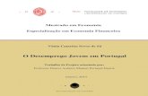 Mestrado em Economia Especialização em Economia Financeira · 2019. 11. 7. · Financeira, apresentado à Faculdade de Economia da Universidade de Coimbra para obtenção do grau