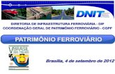 Departamento Nacional de Infraestrutura de Transportes DNIT · 2017. 1. 11. · Art. 8º Ficam transferidos ao Departamento Nacional de Infra-Estrutura de Transportes - DNIT: I -