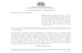 República Dominicana TRIBUNAL CONSTITUCIONAL EN NOMBRE … · 2020. 2. 25. · República Dominicana TRIBUNAL CONSTITUCIONAL Expediente núm. TC-01-2018-0033, relativo a la acción