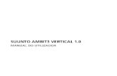 SUUNTO AMBIT3 VERTICAL 1...Suunto Ambit3 Vertical monitoriza o seu histórico geral de subidas com base nos seus Moves gravados. O histórico de subidas oferece-lhe uma panorâmica
