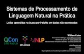 Sistemas de Processamento de Linguagem Natural na Prática · 2018. 7. 31. · Sistemas de Processamento de Linguagem Natural na Prática Lições aprendidas na busca por insights