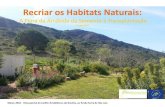 Recriar os Habitats Naturais - Life Biodiscoveries...Época Outono/Inverno 2014-2015 Transplantação de árvores e arbustos da Época Outono/Inverno 2014 –2015 Datas: Novembro 2014