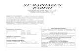 ST. RAPHAEL’S PARISHAchacoso organiza una peregrinación a Italia el 4-14 de noviembre de 2019. Vamos a Venecia, Pa-dua, Florencia, Asis, Lanciano, San Giovanni Ro-tondo y Roma.