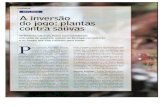BIOLOGIA A inversão do jogo: plantas contra saúvas · BHC, estar proibida desde 1992. Em busca de inseticidas mais seletivosemenos agressivosaomeio ambiente e ao homem, os pesqui-sadores
