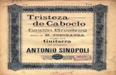 Altervista · N084 0.80 Tristeza -de Caboclo Canción Brasileira M. TUPINANBA arreg10 para Guitarra por el maestro ANTONiO SARMIENTO 1575 sutEScgts u. TeteF.
