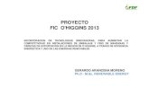 PROYECTO FIC O'HIGGINS 2013 · 2014. 1. 28. · incorporacion de tecnologias innovadoras, para aumentar la competitividad en instalaciones de embalaje y frio de manzanas y cerezas