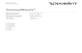 SensoWash - Duravit · (≥ 240 ppm) hay que instalar un ablandador de agua. SensoWash_MAL_1pWC_54040/16.07.6 9 es. Indicações importantes Sobre as instruções de montagem Estas