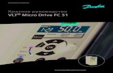 Краткое руководство VLT Micro Drive FC 51 · 2020. 7. 16. · безопасному монтажу преобразователя частоты vlt® Micro Drive