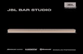 JBL Bar Studio€¦ · SHUFFLE USB OPTICAL BT AUX HDMI SURROUND * Apenas para reprodução USB: alterna entre aleatório, repetir todos, repetir ou um desliga ** Alterna entre os