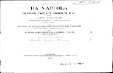 DA VARIOLA - Repositório Aberto · 2012. 3. 27. · da variola dissertaÇÃo inaugural para agto grande 8eciiida uh nove proposiÇÕes apresentada a mm para ser defendida pou antonio