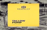 TALLOW PUMP...tallow pump Nos reservamos o direito de alterar as especificações a qualquer momento sem aviso prévio. uidade capacidade da pump (m 3/h) pressÃo (Bar) mauseio deHEAD