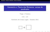 Tiago J. Fonsecalegal.icmc.usp.br/lib/exe/fetch.php?media=slides:... · 2017. 10. 5. · Tiago J. Fonseca ICMC - USP Semin ario de Coisas Legais - Outubro 2011. Geometria e Teoria