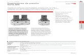 CATÁLOGO Reguladores de presióncatalogue.camozzi.com/CATALOGUES/CCC-GENCAT/00106/PDF/...2020/03/03  · Ejemplo de un regulador calibrado con presion de ENTRADA = 6.3 bar y Presion