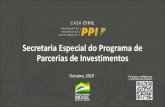 Secretaria Especial do Programa de Parcerias de Investimentossinicesp.org.br/materias/2019/apresentacoes/Veronica... · 2019. 10. 18. · Carteira de projetos do PPI (R$ 1,3 trilhão