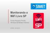 WiFi Livre SP Monitorando o...PRODAM-SP utiliza o Zabbix, e soluções customizadas NOC PRODAM-SP tem um espelho do monitoramento das terceirizadas Terceirizadas utilizam Cacti, Nagios,
