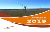 Relatório de 2019 · 2020. 11. 17. · Relatório de Sustentabilidade 2019 – 5 Com muito prazer apresentamos em mais um ano o Re-latório de Sustentabilidade da Aeris. Ano este,