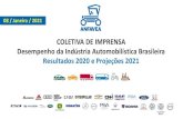 COLETIVA DE IMPRENSA Desempenho da Indústria ......Desempenho da Indústria Automobilística Brasileira. Resultados 2020 e Projeções 2021. dez/19. nov/20. dez/20. 3,3. 4,3. Em mil
