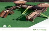 Parques infantis Mobiliário urbano · 2020. 12. 7. · Com um design que remete para o imaginário das aldeias medievais, este parque promete ajudar as crianças a desenvolver as