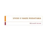 UVOD U BAZE PODATAKA - Brčkogimnazija.bdcentral.net/korisnik/izborna4/informatika/2p/... · 2014. 1. 29. · ORGANIZACIJA PODATAKA Organizacija podataka je logičko predstavljanje