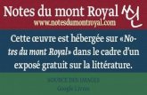 Notes du mont Royal ←  · 2019. 3. 5. · libras,jüxta exemplu Roberti et Andreæ Foulis, typis minimæ formæ impasses ediderimus. Ver-’ sionem Latium, rudiorum gratiâ, appomirqus.