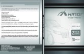 manual autogard HA-18 - imp - 04-10-2012 · 2018. 11. 23. · 4.1 - Acionando o Alarme Com a ignição desligada e as portas fechadas, pressione a tecla do controle remoto: - As setas