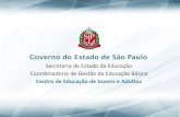 Governo do Estado de São Paulo - Microsoft · 2018. 2. 22. · ATÉ 2011 – 19 CEEJA 2012 a 2014 – 12 NOVOS CEEJA Profa. Alda Marangoni França - Americana CEEJA Presidente Tancredo
