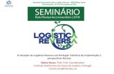 A situação da Logística Reversa em Portugal: histórico de ......Seminário Internacional sobre Logística Reversa – ABES Minas Gerais Belo Horizonte, 29 e 30 de novembro de 2018