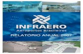 Infraero Brasil - RELATÓRIO ANUAL 2007...A Empresa Brasileira de Infra-Estrutura Aeroportuária - INFRAERO é uma Empresa Pública, dotada de personalidade jurídica de direito privado,