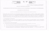 UFMG - Universidade Federal de Minas Gerais · 2014. 11. 17. · prograd prÓ-reitoria de graduaÇÃo un!verstdaoe federal de minas gerais (214/114 aprovado tad-referendum' da câmara