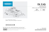 S16 Manual do operador - Tennant Co...S16 (Bateria) Varredeira Manual do operador 9045328 Rev. 00 (10-2020) *9045328* América do Norte/Internacional Para obter os manuais de peças