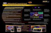 O MobiControl - SOTI.net · 2012. 5. 29. · Controle remoto através da Console Web de qualquer tipo de rede de dados; gerenciamento / visualização de arquivos do sistema e dados