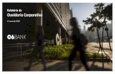 Relatório da Ouvidoria Corporativa - C6 Bank · 2020. 12. 29. · 2. INTRODUÇÃO Iniciamos o ano de 2019 com a estruturação da Ouvidoria Corporativa C6 Bank com o objetivo de